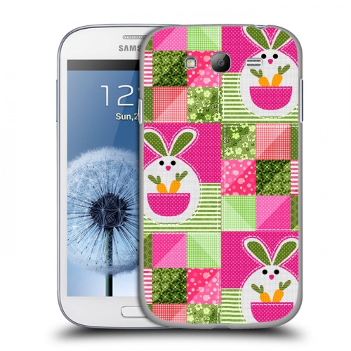 Дизайнерский пластиковый чехол для Samsung Galaxy Grand Пасхальные кролики