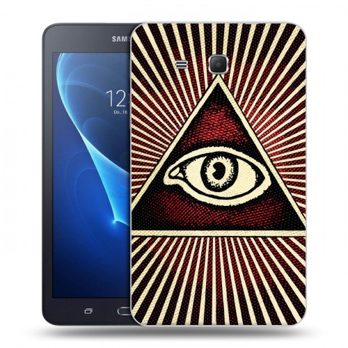 Дизайнерский силиконовый чехол для Samsung Galaxy Tab A 7 (2016) Всевидящее око