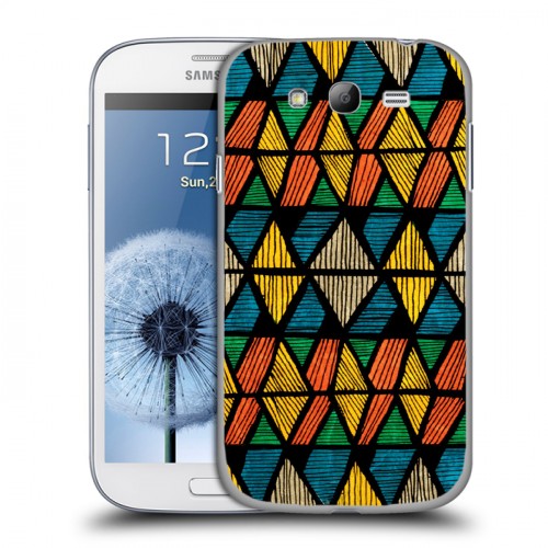 Дизайнерский пластиковый чехол для Samsung Galaxy Grand Этнический арт