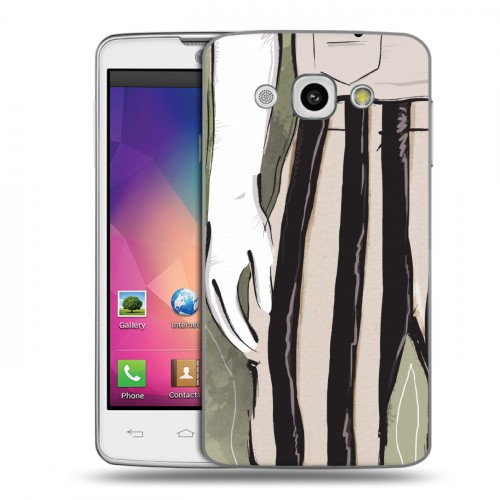 Дизайнерский пластиковый чехол для LG L60 Модные иллюстрации