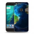 Дизайнерский пластиковый чехол для Google Pixel Земля