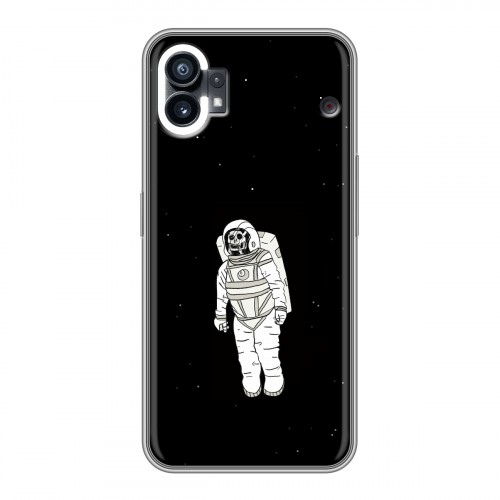 Дизайнерский силиконовый чехол для Nothing Phone (1) Космонавт