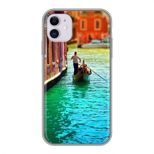 Дизайнерский силиконовый чехол для Iphone 11 Венеция