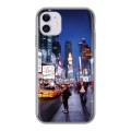 Дизайнерский силиконовый чехол для Iphone 11 Нью-Йорк