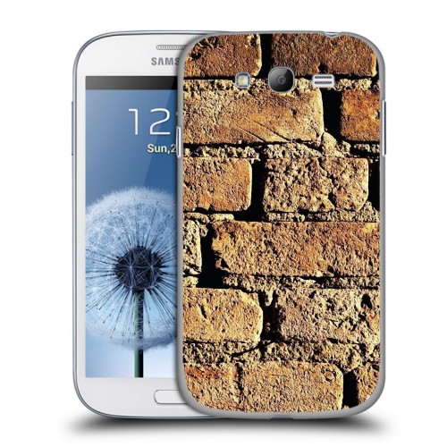 Дизайнерский пластиковый чехол для Samsung Galaxy Grand Кирпич