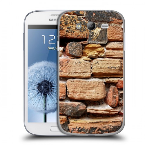 Дизайнерский пластиковый чехол для Samsung Galaxy Grand Кирпич
