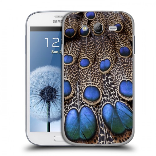 Дизайнерский пластиковый чехол для Samsung Galaxy Grand Перья