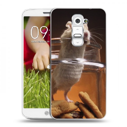 Дизайнерский пластиковый чехол для LG Optimus G2 mini Грызуны