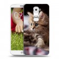 Дизайнерский пластиковый чехол для LG Optimus G2 mini Котята