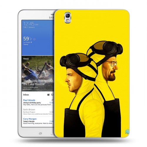 Дизайнерский силиконовый чехол для Samsung Galaxy Tab Pro 8.4 Во все тяжкие