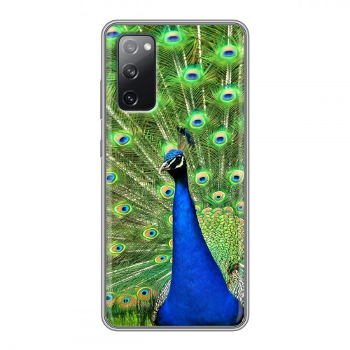 Дизайнерский силиконовый чехол для Samsung Galaxy S20 FE Павлины