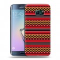 Дизайнерский пластиковый чехол для Samsung Galaxy S6 Edge Этнические мотивы