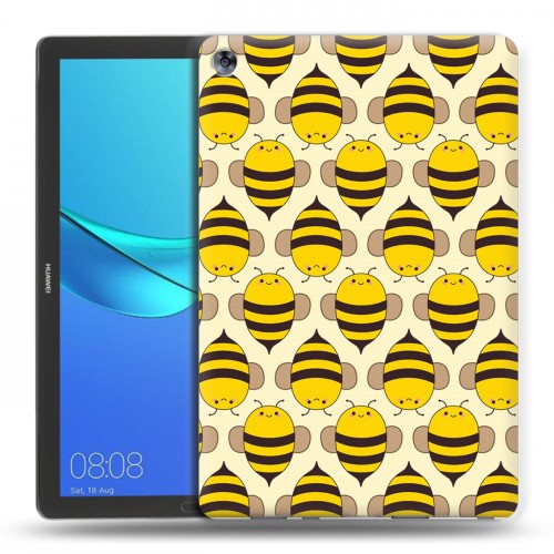 Дизайнерский силиконовый чехол для Huawei MediaPad M5 10.8 Пчелиные узоры