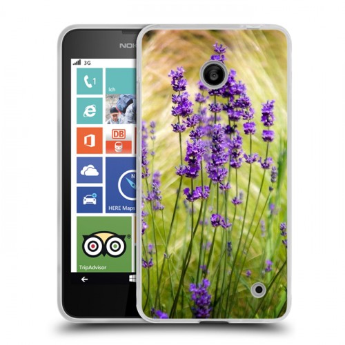 Дизайнерский пластиковый чехол для Nokia Lumia 630/635 Лаванда