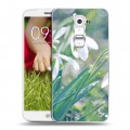 Дизайнерский пластиковый чехол для LG Optimus G2 mini Подснежники