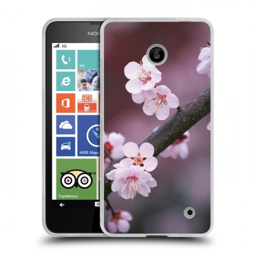 Дизайнерский пластиковый чехол для Nokia Lumia 630/635 Сакура