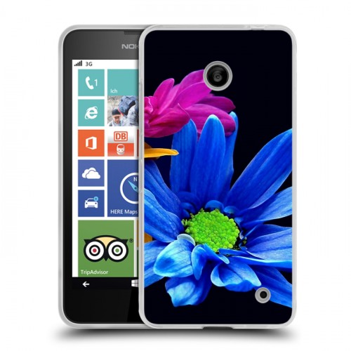 Дизайнерский пластиковый чехол для Nokia Lumia 630/635 Хризантемы