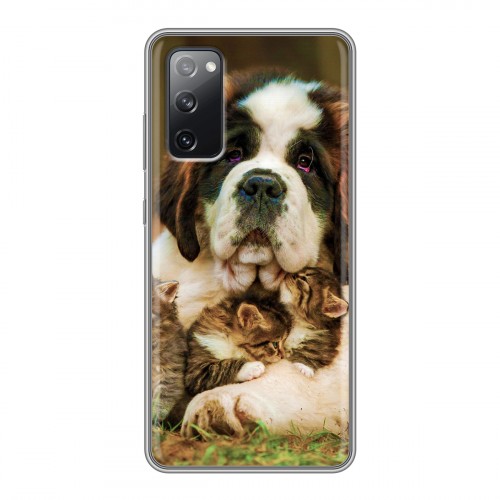 Дизайнерский силиконовый чехол для Samsung Galaxy S20 FE Собаки