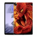 Дизайнерский силиконовый чехол для Samsung Galaxy Tab A7 lite Человек-паук