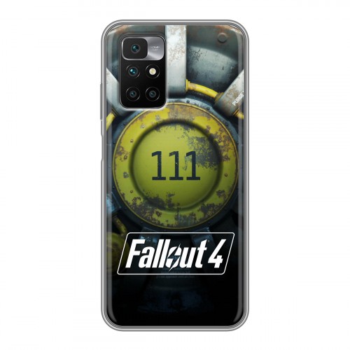 Дизайнерский силиконовый чехол для Xiaomi Redmi 10 Fallout