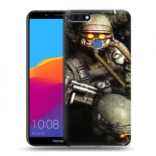 Дизайнерский пластиковый чехол для Huawei Honor 7C Pro Fallout
