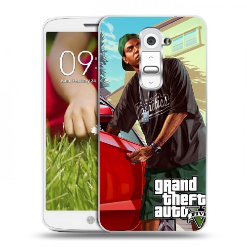 Дизайнерский пластиковый чехол для LG Optimus G2 mini GTA
