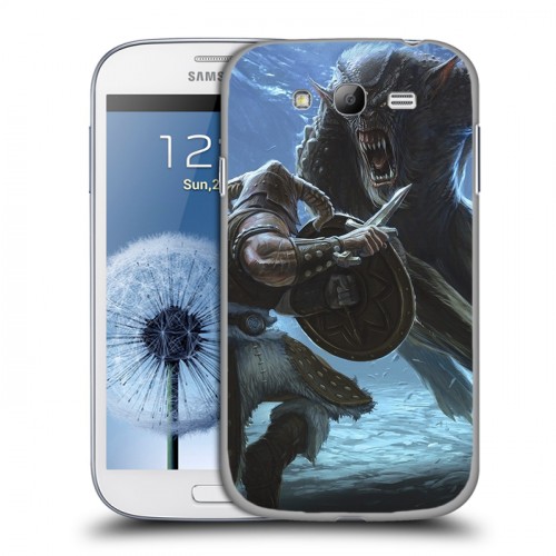 Дизайнерский пластиковый чехол для Samsung Galaxy Grand Skyrim