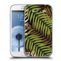 Дизайнерский пластиковый чехол для Samsung Galaxy Grand Заросли папоротника