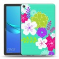Дизайнерский силиконовый чехол для Huawei MediaPad M5 10.8 Цветы кимоно