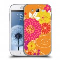 Дизайнерский пластиковый чехол для Samsung Galaxy Grand Цветы кимоно