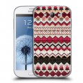 Дизайнерский пластиковый чехол для Samsung Galaxy Grand Текстура свитера