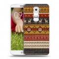 Дизайнерский пластиковый чехол для LG Optimus G2 mini Текстура свитера