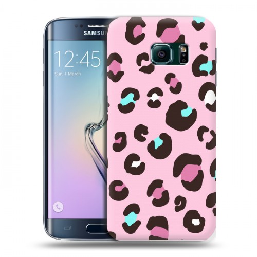 Дизайнерский пластиковый чехол для Samsung Galaxy S6 Edge Узоры шкур
