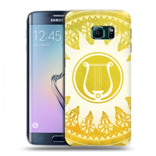 Дизайнерский пластиковый чехол для Samsung Galaxy S6 Edge Олимпийские мандалы