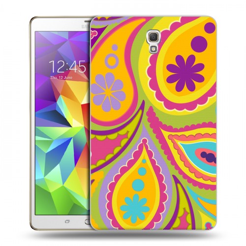 Дизайнерский силиконовый чехол для Samsung Galaxy Tab S 8.4 Шаблоны пейсли