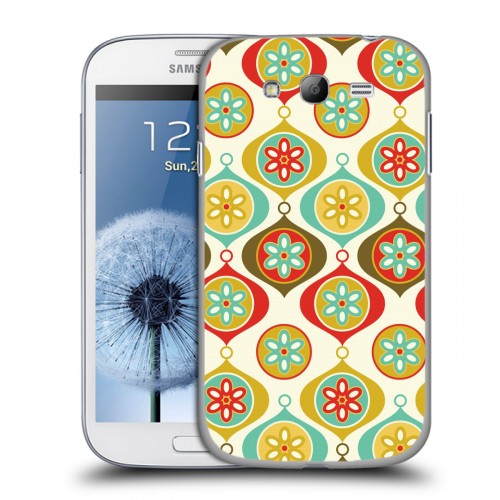 Дизайнерский пластиковый чехол для Samsung Galaxy Grand Ретро Рождество