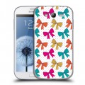 Дизайнерский пластиковый чехол для Samsung Galaxy Grand Узоры бантики