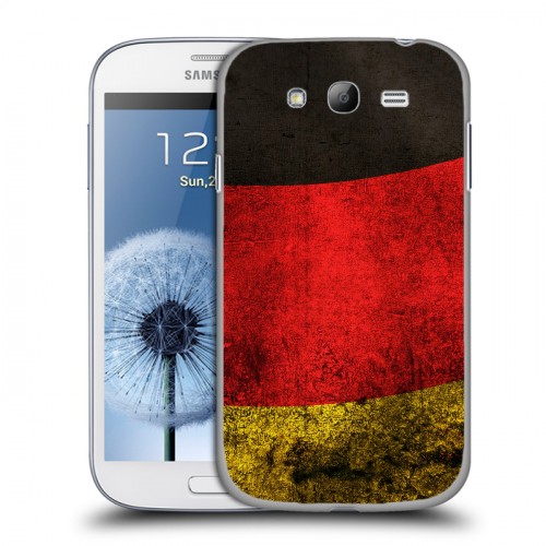 Дизайнерский пластиковый чехол для Samsung Galaxy Grand Флаг Германии