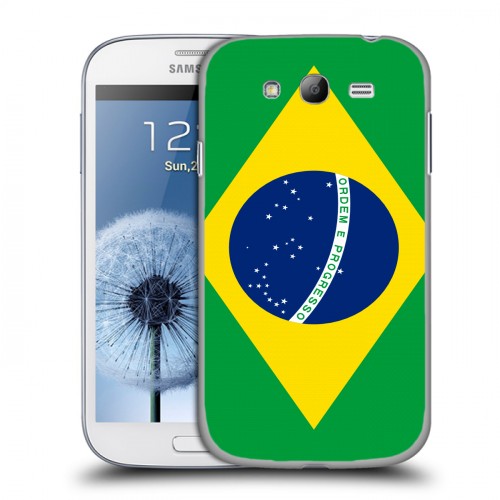 Дизайнерский пластиковый чехол для Samsung Galaxy Grand Флаг Бразилии
