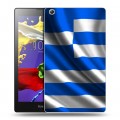 Дизайнерский силиконовый чехол для Lenovo Tab 3 7 Essential Флаг Греции