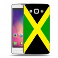 Дизайнерский пластиковый чехол для LG L60 Флаг Ямайки