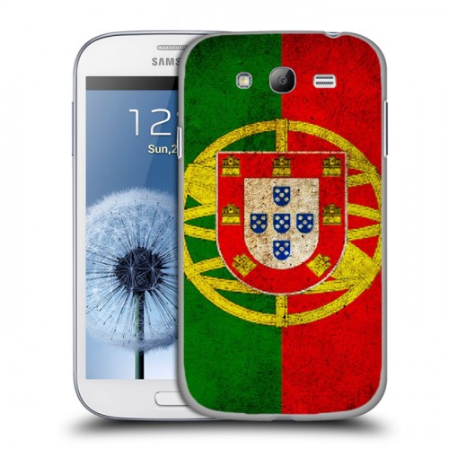 Дизайнерский пластиковый чехол для Samsung Galaxy Grand Флаг Португалии