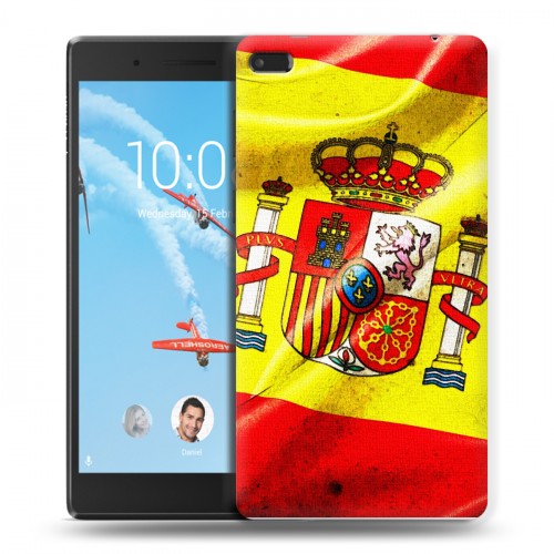 Дизайнерский силиконовый чехол для Lenovo Tab 4 7 Essential Флаг Испании