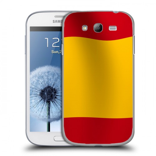 Дизайнерский пластиковый чехол для Samsung Galaxy Grand Флаг Испании