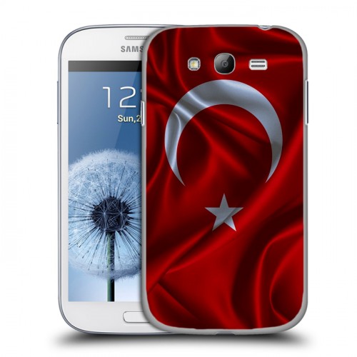 Дизайнерский пластиковый чехол для Samsung Galaxy Grand Флаг Турции