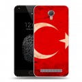 Дизайнерский пластиковый чехол для Umi Touch Флаг Турции