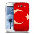 Дизайнерский пластиковый чехол для Samsung Galaxy Grand Флаг Турции