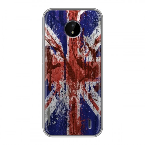 Дизайнерский силиконовый чехол для Nokia C20 Флаг Британии