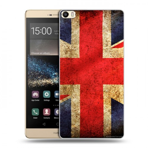 Дизайнерский пластиковый чехол для Huawei P8 Max Флаг Британии