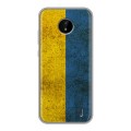 Дизайнерский силиконовый чехол для Nokia C20 Флаг Украины